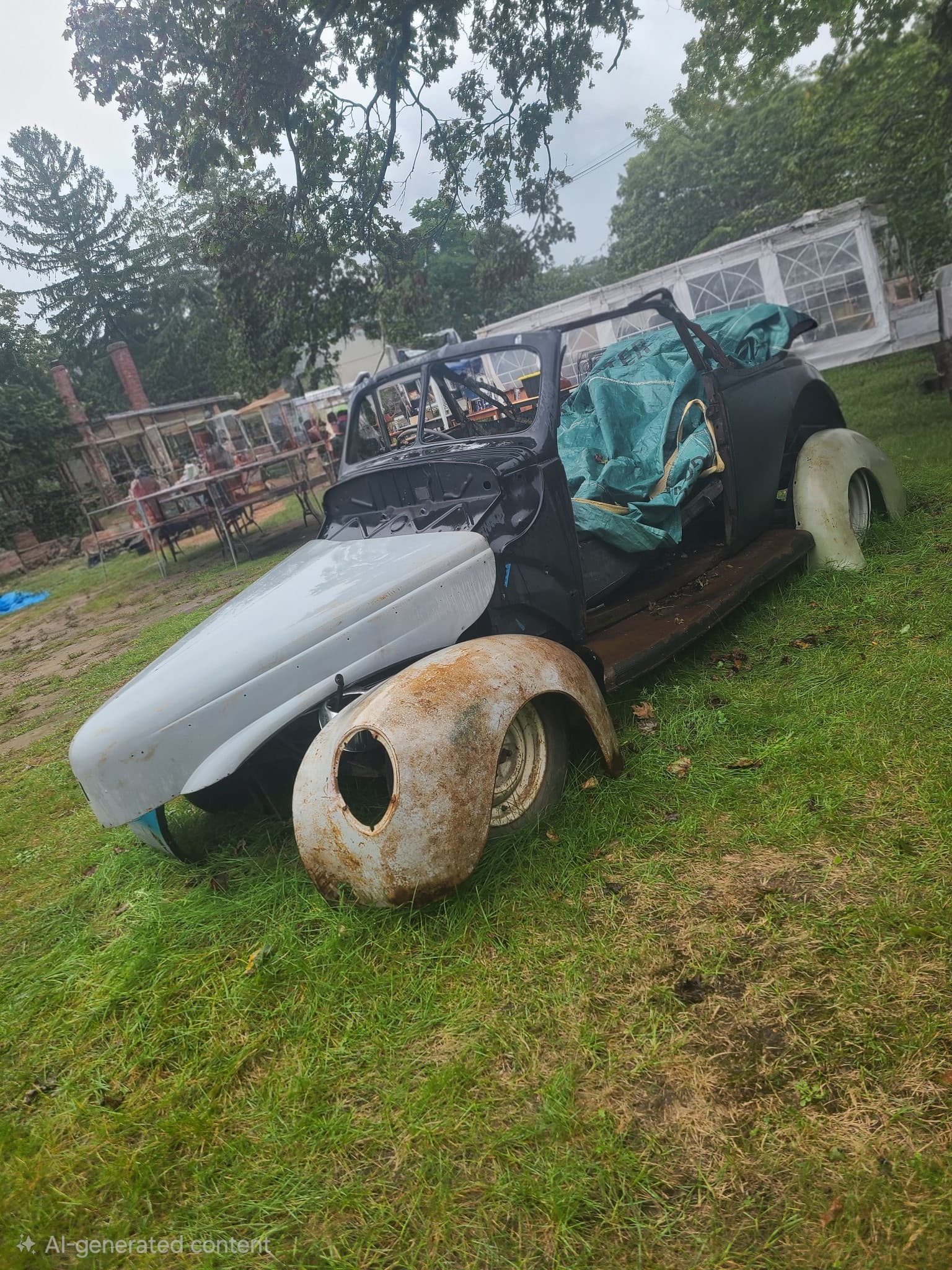 1940 Ford Right Hand Drive Coupe Convertible Project Car