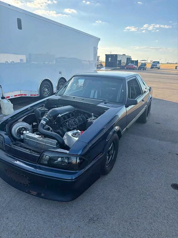1992 Ford Mustang Drag Car 2400 Lbs 94mm Turbo LS 5.3 Holley Dominator Turn Key