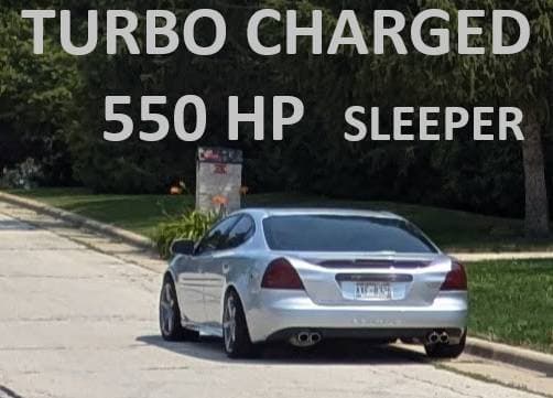 2005 Pontiac Grand Prix Turbo Ic 550 Hp Fully Built Forged 3800 On E85