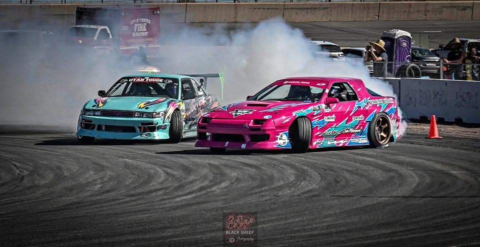 Pro Am Mazda RX7 Drift Car Shell Comes With Engine